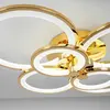 Modern LED ceiling lamp Art Deco Modern gold for the living room of the bedroom CERCHIO