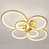 Modern LED ceiling lamp Art Deco Modern gold for the living room of the bedroom CERCHIO