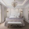 Glamour upholstered bed quilted VALENTINO
