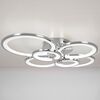 Modern LED ceiling lamp Art Deco Modern silver for the living room of the bedroom CERCHIO