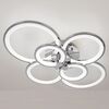 Modern LED ceiling lamp Art Deco Modern silver for the living room of the bedroom CERCHIO