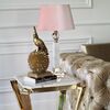 White Marble Top Small Side Table  RALPH