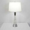 Luxury table lamp with a conical gold marble base GIULIA New York Art Deco