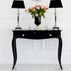 Glamor gloss console, bent legs ELENA GLAMOR black