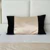 Elegant two-color high-quality pillow for living rooms, bedrooms