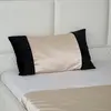 Elegant two-color high-quality pillow for living rooms, bedrooms