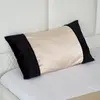 Elegant two-color high-quality pillow for living rooms, bedrooms