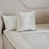 Elegant pillow decorated with haberdashery for the living room bedroom