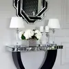 Lampa stołowa kryształowa glamour
