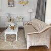 Modern glamour upholstered sofa with PRADA bedroom function
