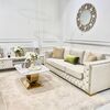 Glamour upholstered sofa, modern QUEEN
