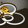 Modern LED ceiling lamp Art Deco Modern gold for the living room of the bedroom CERCHIO