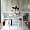 Classic white dining table, kitchen extendable, glamor, high gloss ELEGANCE OUTLET