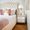 Glamour upholstered bed quilted VALENTINO