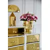 Luxurious wooden chest of drawers, for the living room, for the bedroom, glamor, wooden, varnished gold VENICE