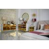 Komoda glamour luksusowa,drewniana, do salonu, do sypialni, drewniana, lakierowana , lustrzana złota VENICE