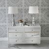 Luxurious wooden chest of drawers, for the living room, for the bedroom, glamor, classic, wooden, lacquered silver VENICE