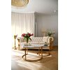 New York glamour sofa modern AVIATOR GOLD