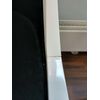 Upholstered stool REGINA glamor beech, black, white OUTLET