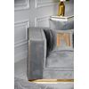 Modern, golden and gray EMPORIO armchair