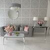 Modern coffee table, designer, glamor, silver ELITE