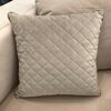 Pillow 45x45 elegant, decorative, diamond-shaped, kedra, beige