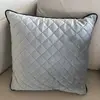 Decorative pillow, 45x45, gray, kedra, for the living room