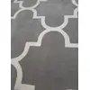 Modern Moroccan clover rug, gray MAROC