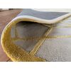 Modern carpet, geometric, for the living room, for the living room, glamor, gray, gold ARABEL GOLD