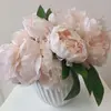 Bouquet of artificial flowers, decorative, elegant, salmon peonies