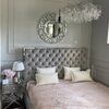 ELISE OUTLET silver glamor decorative mirror in New York style