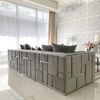 EMPORIO gray silver glamor armchair modern