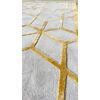 Modern carpet, geometric, for the living room, for the living room, glamor, gray, gold ARABEL GOLD