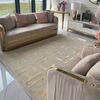 Nowoczesny dywan glamour, do salonu, designerski, beżowy FASHION BEIGE