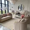 Modern glamorous carpet for the living room, designer, FASHION BEIGE