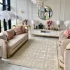 Modern glamorous carpet for the living room, designer, FASHION BEIGE