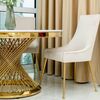 Glamour chair, golden legs MODERN
