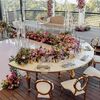 Exclusive chair for wedding hall, for wedding gold white glamour, comfortable, banquet chair RING