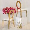 Exclusive chair for wedding hall, for wedding gold white glamour, comfortable, banquet chair RING