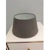Abażur w stylu nowojorskim glamour szary stożek 35 cm DRUM OS24