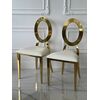 Exclusive chair for wedding hall, for wedding gold white glamour, comfortable, banquet chair RING