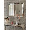 Decorative mirror in New York glamor style MIRROR IN A MIRROR FRAME OUTLET