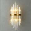 Crystal, gold, glamor wall lamp, designer wall lamp LUCY
