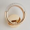 Gold, round crystal, glamor, modern wall lamp, ROUND wall lamp