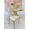 Exclusive chair for wedding hall, for wedding gold white glamour, comfortable, banquet chair RING