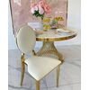 Exclusive chair for wedding hall, for wedding gold white glamour, comfortable, banquet chair RING