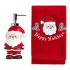 Soap dispenser in the shape of Santa Claus with a towel included