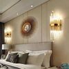 Crystal, gold, glamor wall lamp, designer wall lamp LUCY