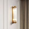Crystal, gold, glamor, oblong wall lamp, designer wall lamp SOFIA