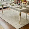 Exclusive carpet for the dining room and living room, classic, gray, beige ORNAMENT
